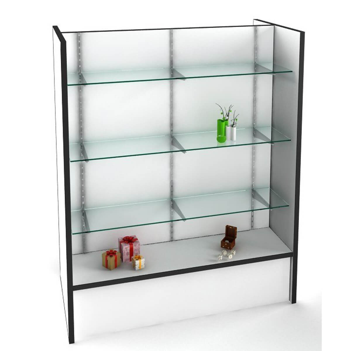 Стеллаж двухсторонний островной