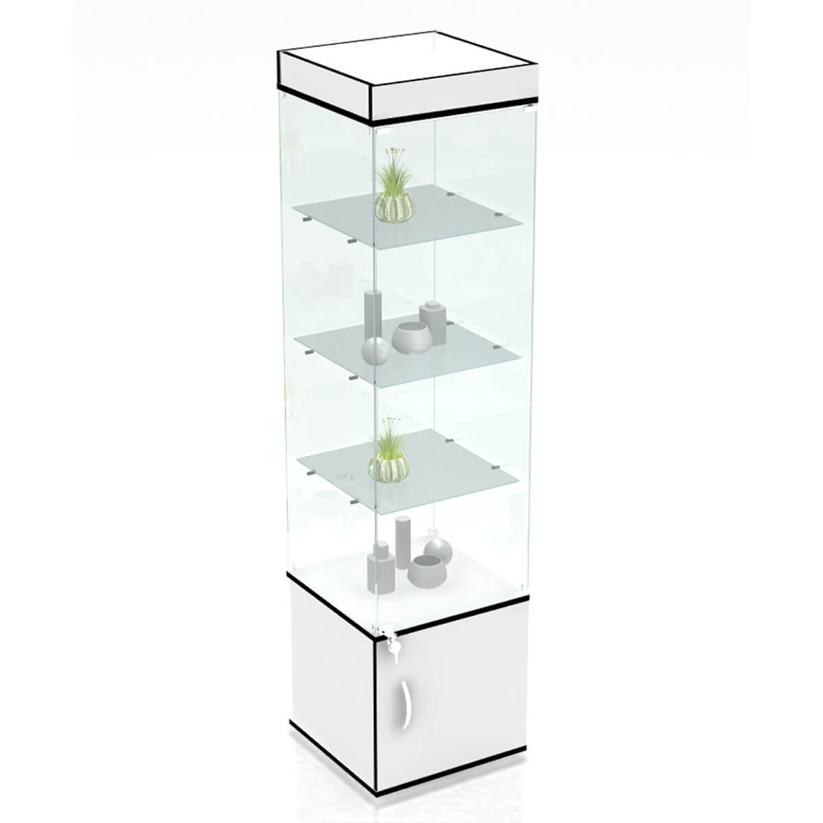 Витрина для магазина остекленная