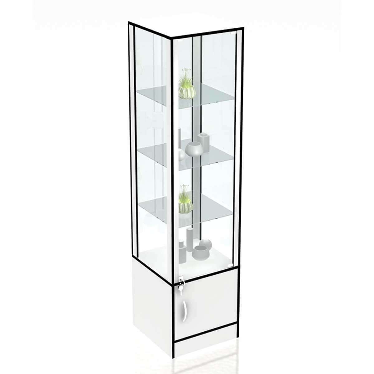 Витрина для магазина остекленная