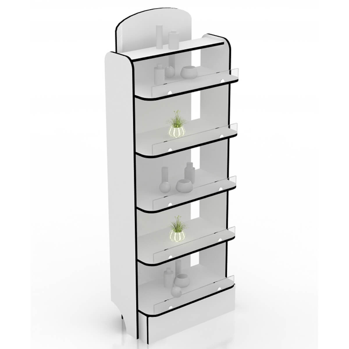 Стеллаж фигурный