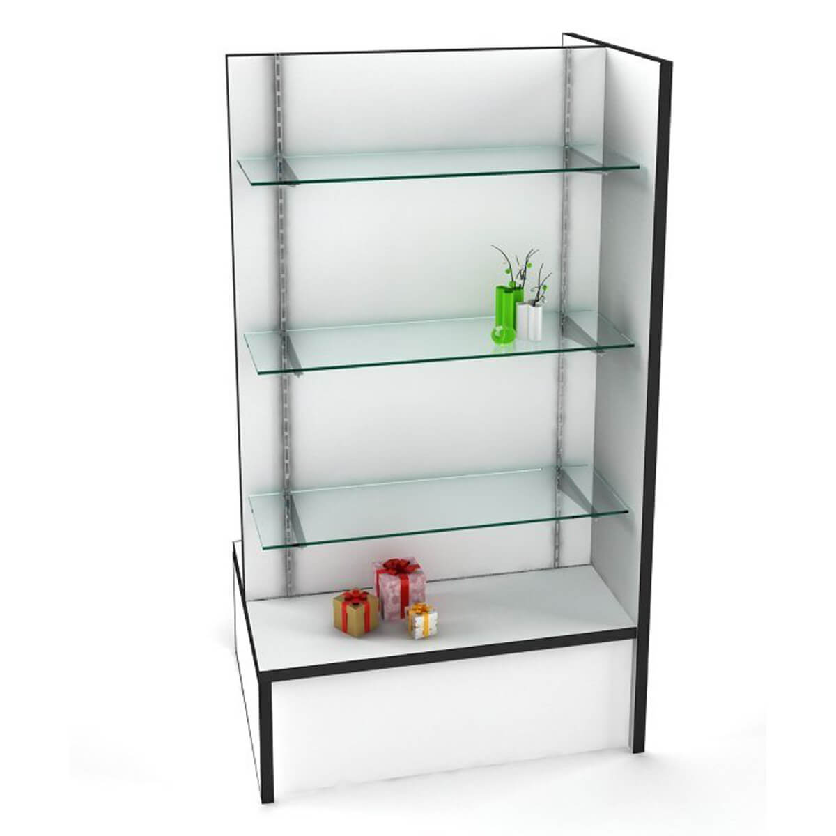 Стеллаж двухсторонний островной