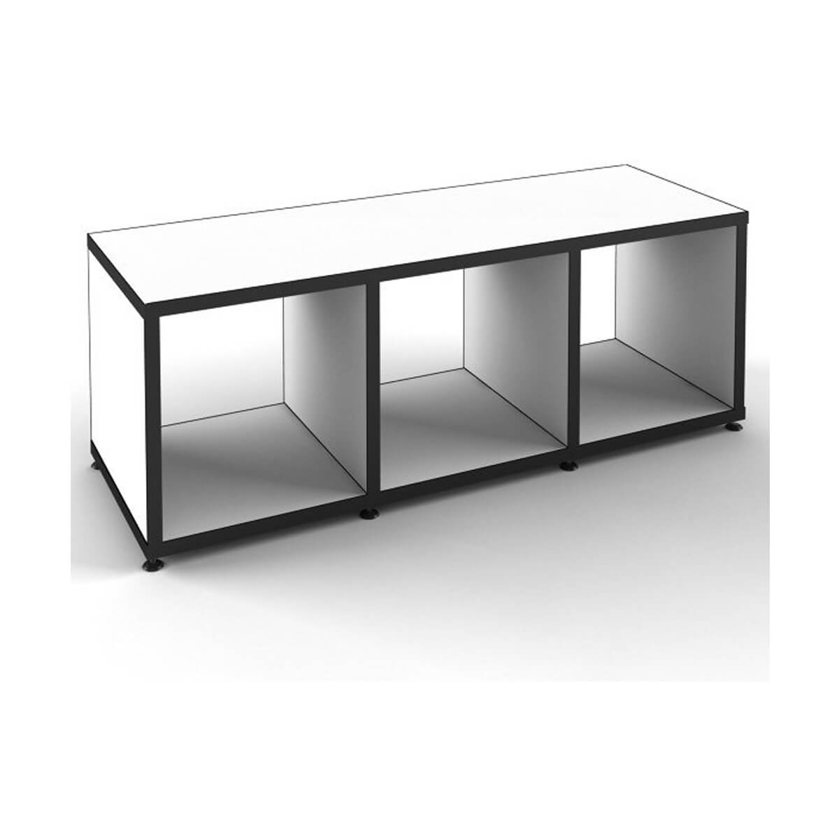 Стеллаж КУБ 3 горизонтальный