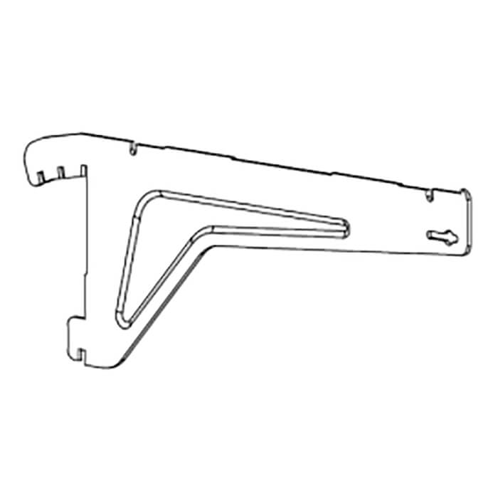 Кронштейн для полки навесной на стеллаж Купец