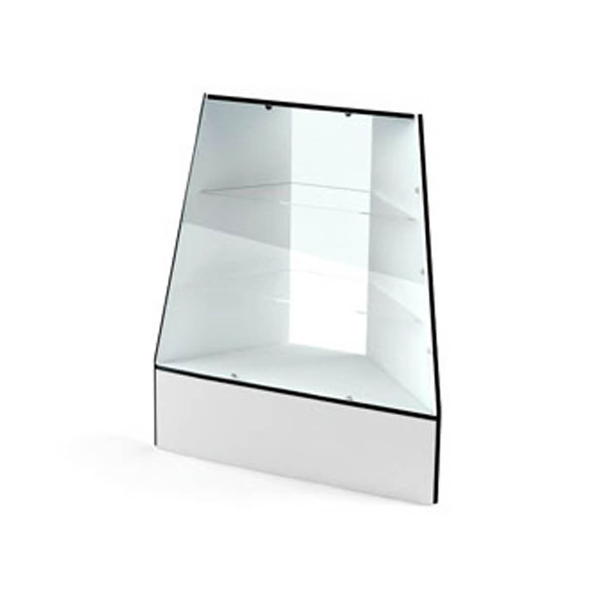 Витрина угловая