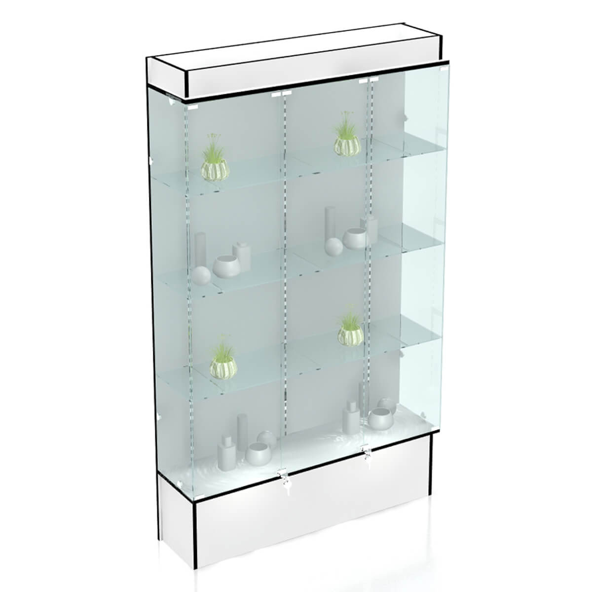 Магазинная витрина с подсветкой